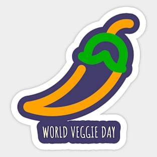 World Veggie Day Sticker